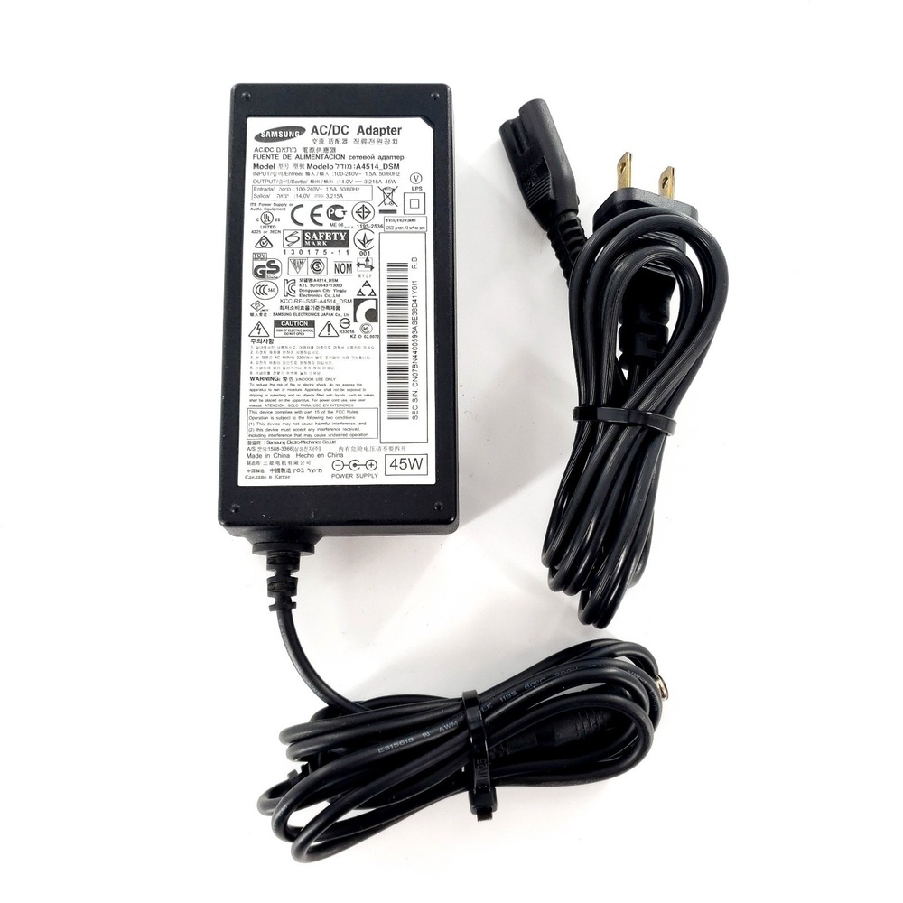 Genuine Samsung 45W AC Adapter Power Supply Charger A4514_DSM 14.0V Tested Works
